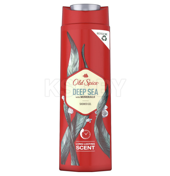 Гель для душа+шампунь Old Spice Deep Sea  2в1 400мл (3430) 