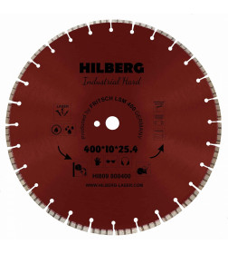 Диск алмазный отрезной 400х25,4 мм Hilberg Industrial Hard HI809