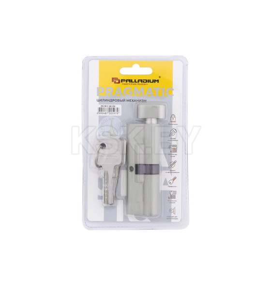 Цилиндровый механизм Palladium ZN 90 C BK SN