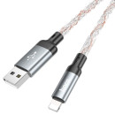 Кабель hoco U112, для Lightning, светящийся (88801) 