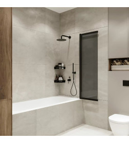 Шторка на ванну Slide Open 1500х900 Benetto BEN_801_BL_T