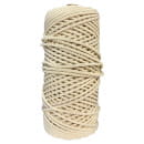 Веревка  хлопковая  крученая  5 мм, катушка 300м (12427) 