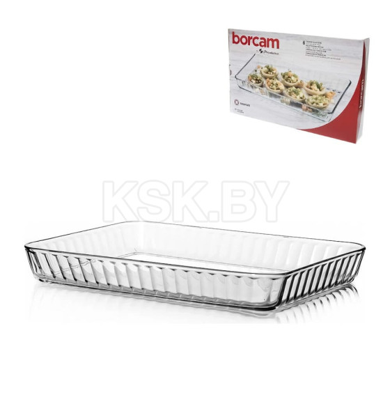 Форма 370 х 240 мм; 2,85 л, прямоугольная Borcam (59984 1119042) 