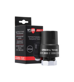Термоголовка жидкостная Royal Thermo М30х1,5 (черный)