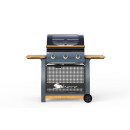 Гриль газовый Sahara 3 Burner Oak BBQ, дымчатый/дуб, Артикул: S350EW-ST (S350EW-ST) 