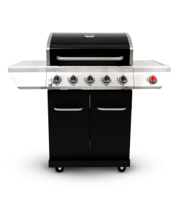 Гриль газовый Nexgrill Gourmet Plus 5B + SSB, черный 720-0830XA