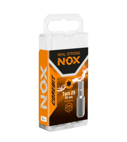 Бита TORX TX25х25 мм С6,3 (5 шт.) NOX COREBIT 332325-5B