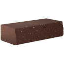 Кирпич полнотелый колотый 1 сторона бетонный М200 "рубиновый" 250x98x65