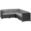 Диван угловой KETER PROVENCE SET, графит (244414) 