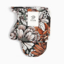 Кухонный набор Meadow flower, варежка-прихватка, прихватка 19х19 см, 100% хлопок Этель (7560472) 