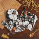 Кухонный набор Meadow flower, варежка-прихватка, прихватка 19х19 см, 100% хлопок Этель (7560472) 