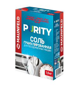 Соль для посудомоечных машин MAUNFELD Purity MDS1500G (1500 г)