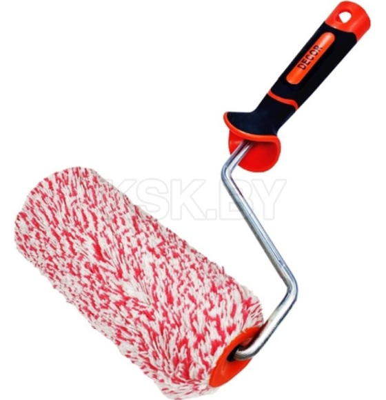 Валик с ручкой 18 см х 50 мм, бюгель 8 мм, ворс 24 мм (полиакрил премиум) DECOR 550-0180 (550-0180) 