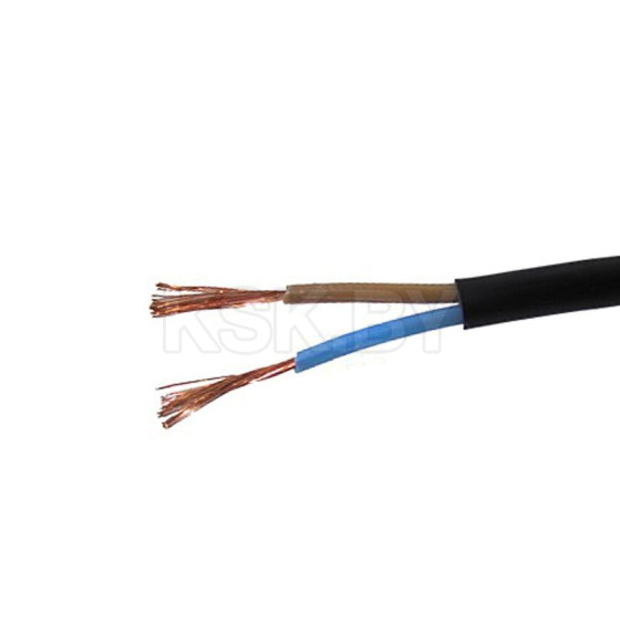 ПВС 2*1,0 провод черный РФ (ELC0100209534) 