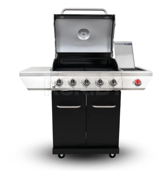 Гриль газовый Nexgrill Gourmet Plus 5B + SSB (черный) 720-0830XA (720-0830XA) 