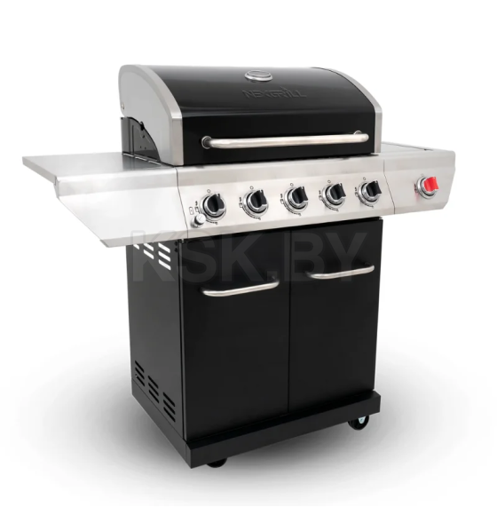 Гриль газовый Nexgrill Gourmet Plus 5B + SSB (черный) 720-0830XA (720-0830XA) 