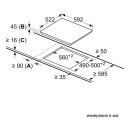 Панель варочная электрическая Bosch PKE611FP2E (PKE611FP2E) 