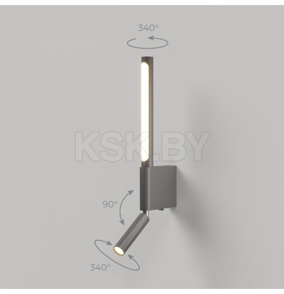 Светильник настенный светодиодный Sarca LED 3000K 40111/LED графит (a066402) 