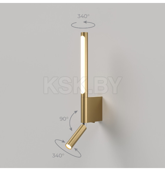 Светильник настенный светодиодный Sarca LED 4000К 40111/LED латунь (a066401) 