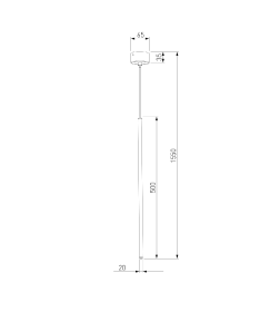 Светильник подвесной светодиодный Flinn 4W 4000К белый 50263 LED