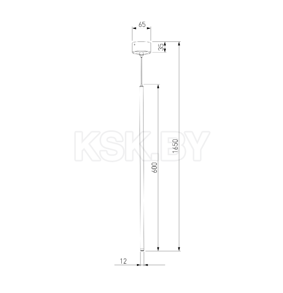 Светильник подвесной светодиодный Flinn 3W 4000К белый 50262 LED (a066778) 