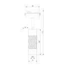 Светильник потолочный Mizar Белый/серебро GU10, MRL 1007 (a047375) 