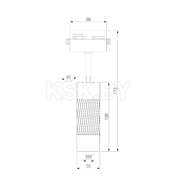 Светильник потолочный Mizar Белый/серебро GU10, MRL 1007 (a047375) 