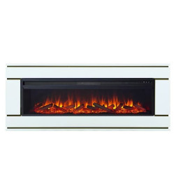 Каминокомплект Смолком VALERIE V60 c Royal Flame Vision 60 LOG LED Бьянко белый