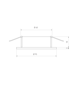 Встраиваемый светильник 2002 MR16 черный/серебро ES