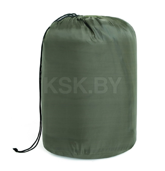 Спальный мешок туристический, 220 х 75 см, до -20 градусов, 700 г/м2, цвет мха  9337466 (9337466) 