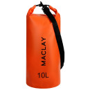 Гермомешок туристический Maclay 10L, 500D, цвет оранжевый   9383449 (9383449) 