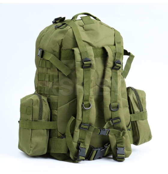 Рюкзак тактический "Аdventure" 50 л, зеленый, с доп. отделениями   7914122    (7914122) 