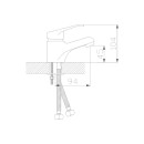 Смеситель для умывальника АНТЕЙ Викинг 107028 (107028-ANT) 