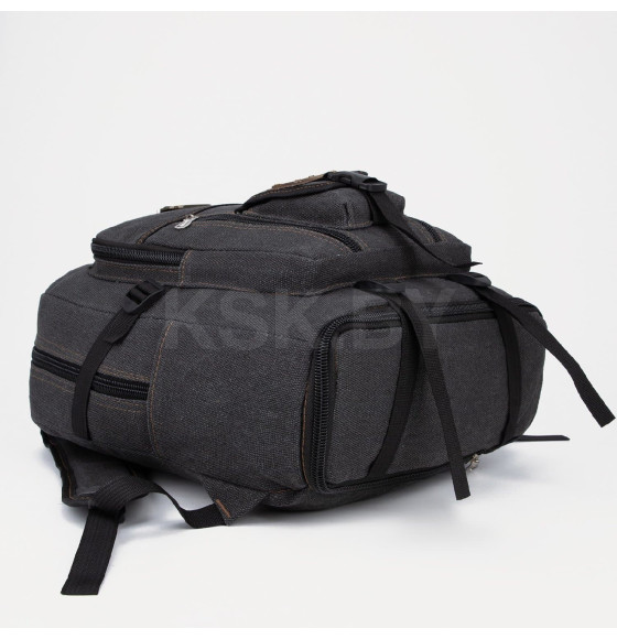 Рюкзак туристический 60 л, 33,5*12*58, отд на молнии, 1 н/кармана, брезент 9377096 (9377096) 
