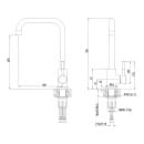 Смеситель для кухни АНТЕЙ Булат 511515 (511515-ANT) 