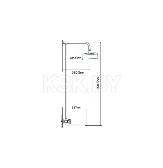 Душевая система АНТЕЙ Кристи 357351  (357351-ANT) 