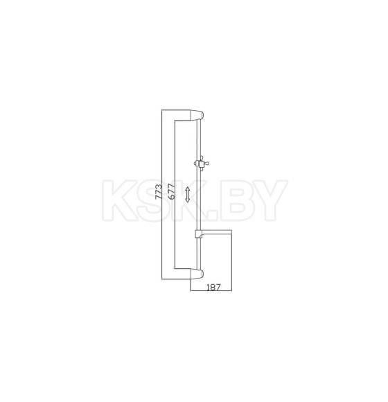 Стойка для душа GOTA ROCIO G99024  (99024-GOTA) 