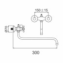 Смеситель для ванны GOTA ROCIO Oliva G334441 (334441-GOTA) 