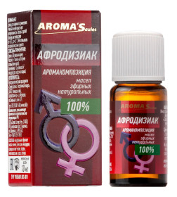 Аромакомпозиция эфирных масел "АФРОДИЗИАК" натуральных 10 мл AROMA'Saules