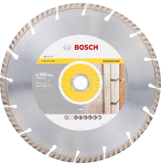 Диск алмазный 300х25.4 мм STANDARD FOR UNIVERSAL BOSCH 2608615069 (2608615069) 