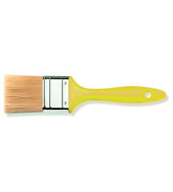 Кисть флейцевая 50мм Желтая ручка Color Expert