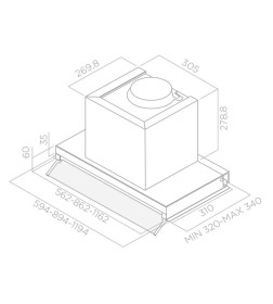 Вытяжка кухонная Elica BOX IN IX/A/60