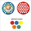 Пельменница 37 ячеек, МГ76-56 цвет МИКС  (МГ76-56) 