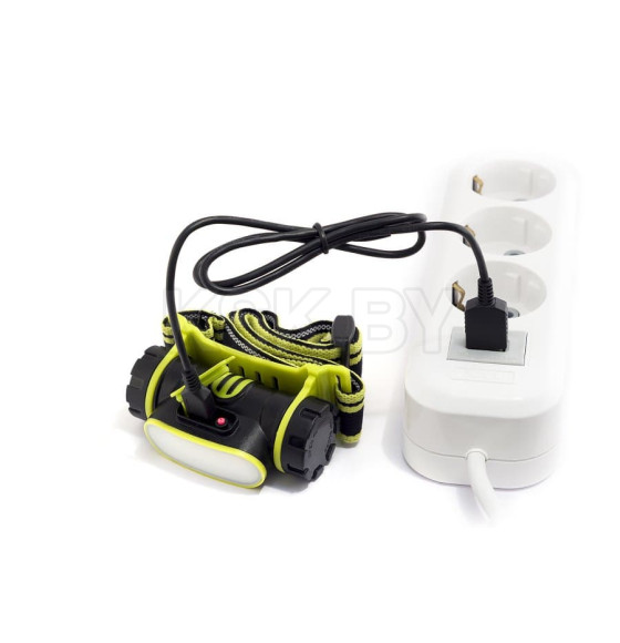Фонарь LН-190А налобный Cobra COB 3W 190Лм аккум. Li-ion 2200mAh  Яркий луч (LН-190А) 