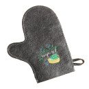 Рукавица для бани войлочная "С лёгким паром!" Банная забава (3812800) 