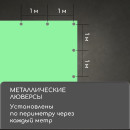 Тент защитный  90г/м2, УФ, 3х4м, тарпаулин, зеленый  микс  3405668 (3405668) 