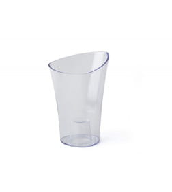 Ваза для орхидей треугольная 1,3л 136х141х200мм цвет (прозрачный)