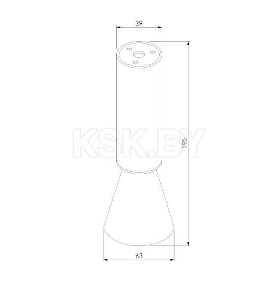 Светильник накладной светодиодный Piks 7W 4000К черный 25107/LED (a066495) 