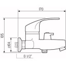 Смеситель для ванны РМС SL85-009E (SL85-009E) 