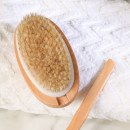 Щётка массажная банная из натуральной щетины, с ручкой, гладкая (41 см ) Добропаровъ (3259302) 